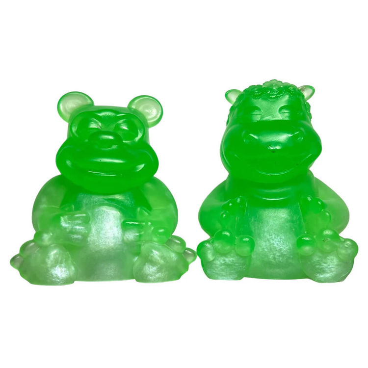 Gumbearto and Hippie Pam Green GID with Pearl Mix by Fett.UpToys