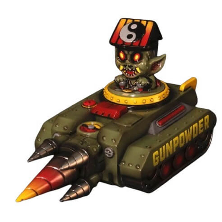 Electric cobalt tank convoy by Anzitoys