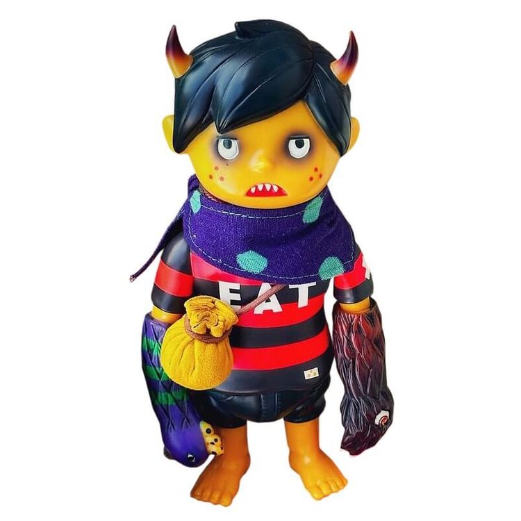 GuriGuri Yellow Goblin Eat by Hidy DOT Oguri