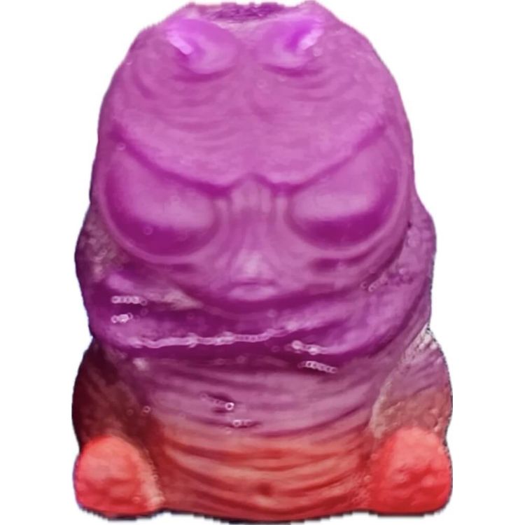 Gus Lanyarf Bead Violet UV Bottom by Glow Man Dan