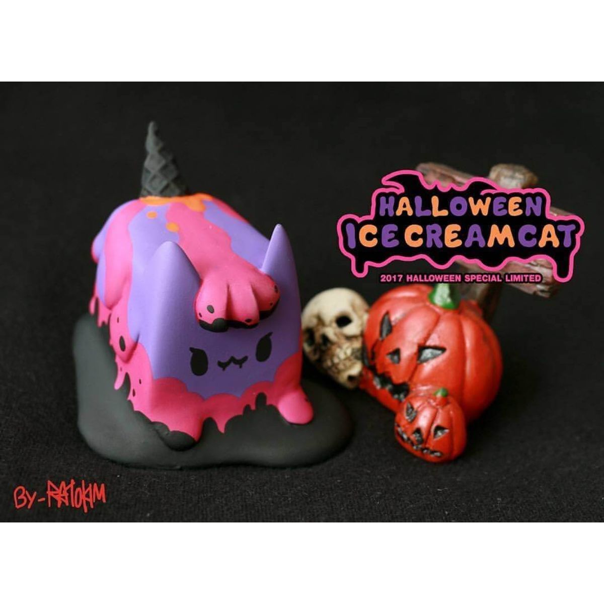 Halloween Icecream Cat