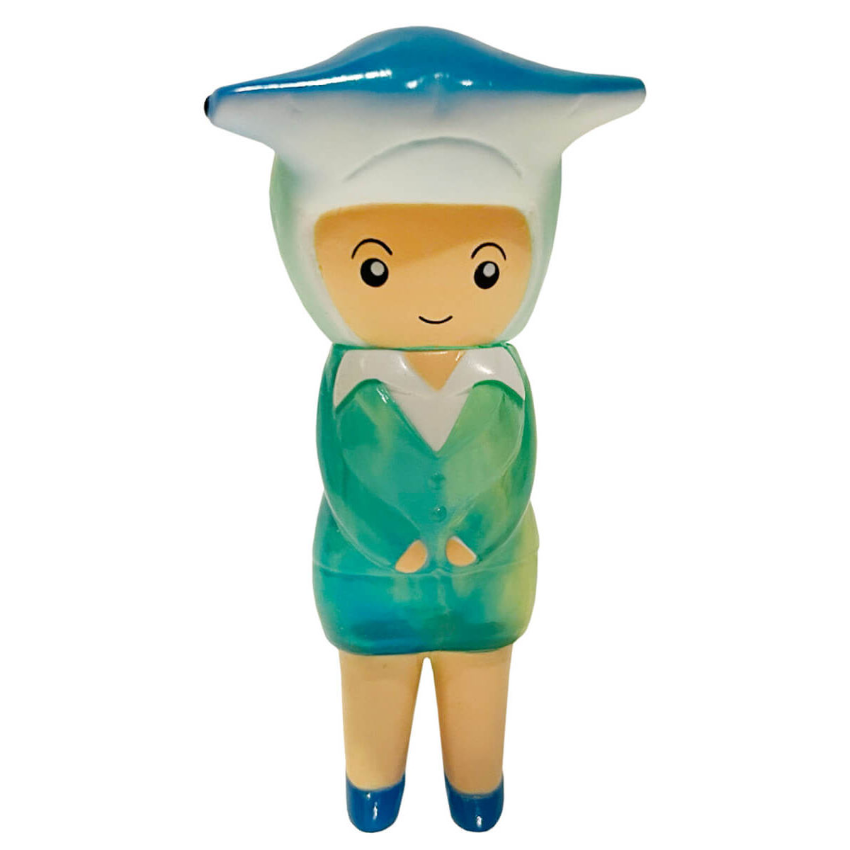 Hammerhead Shark Girl Clear Green Blue