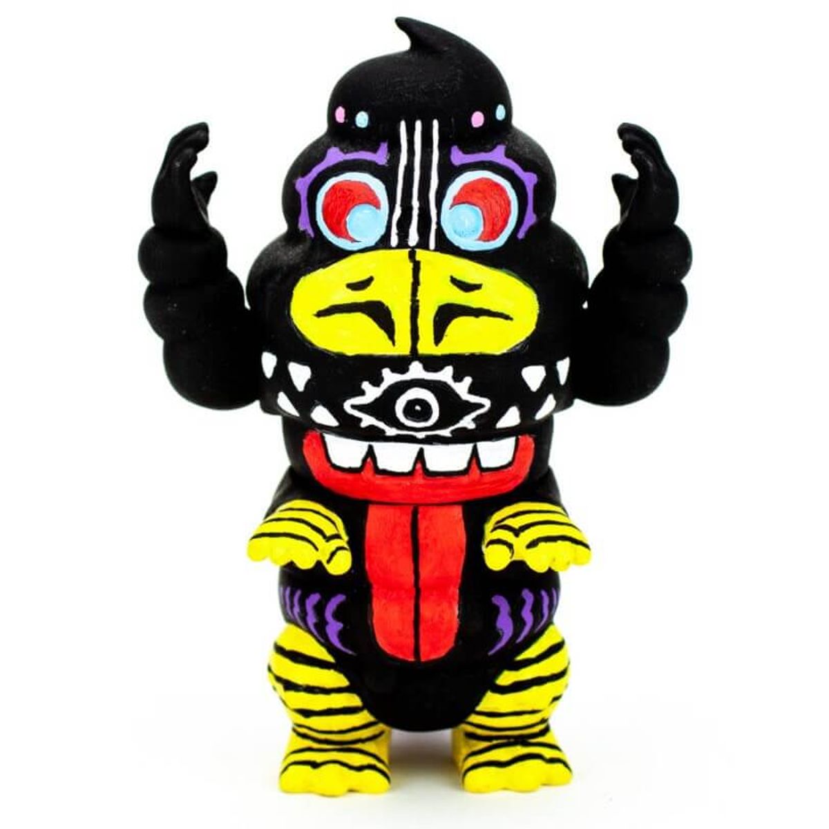 Hand painted Softman 1-off (Red Tongue)