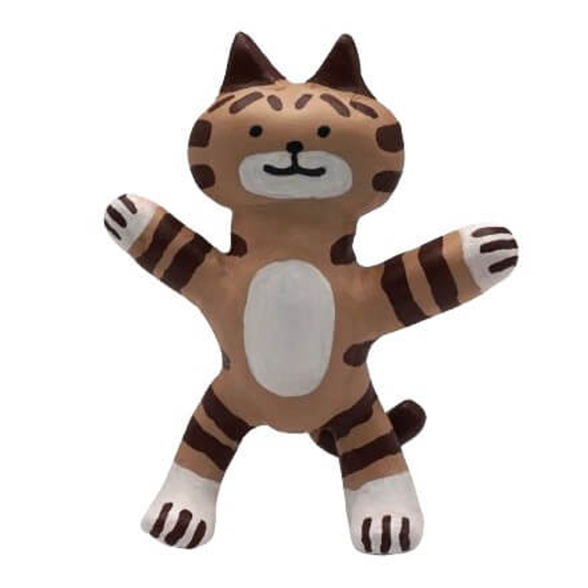 Handmade Tabby Cat Figurine