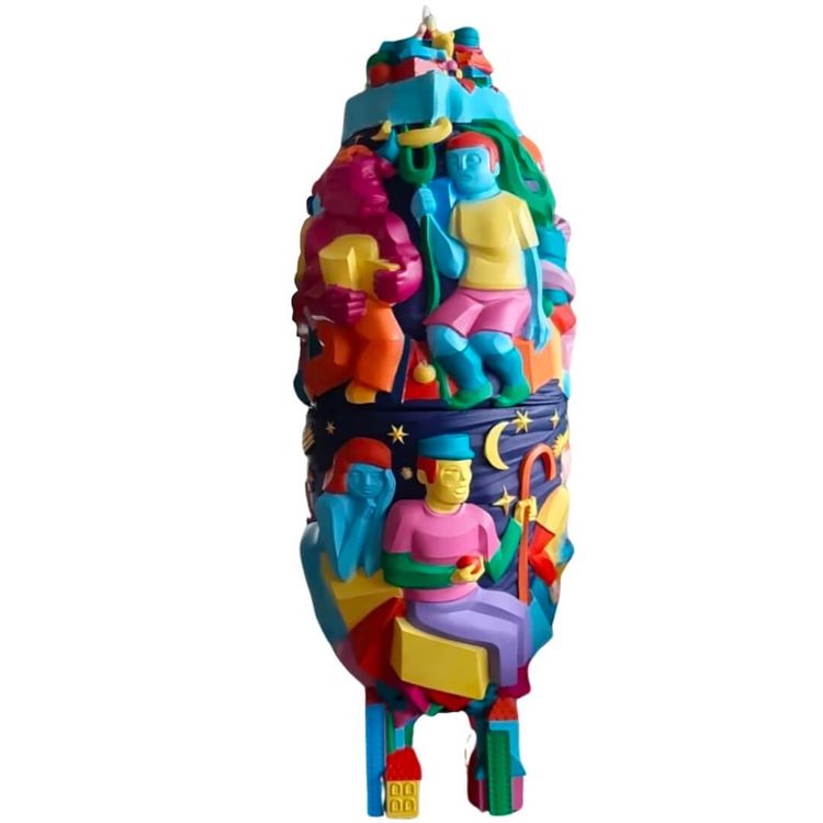 Handpainted Relation Toybox  by Emergency Toys
