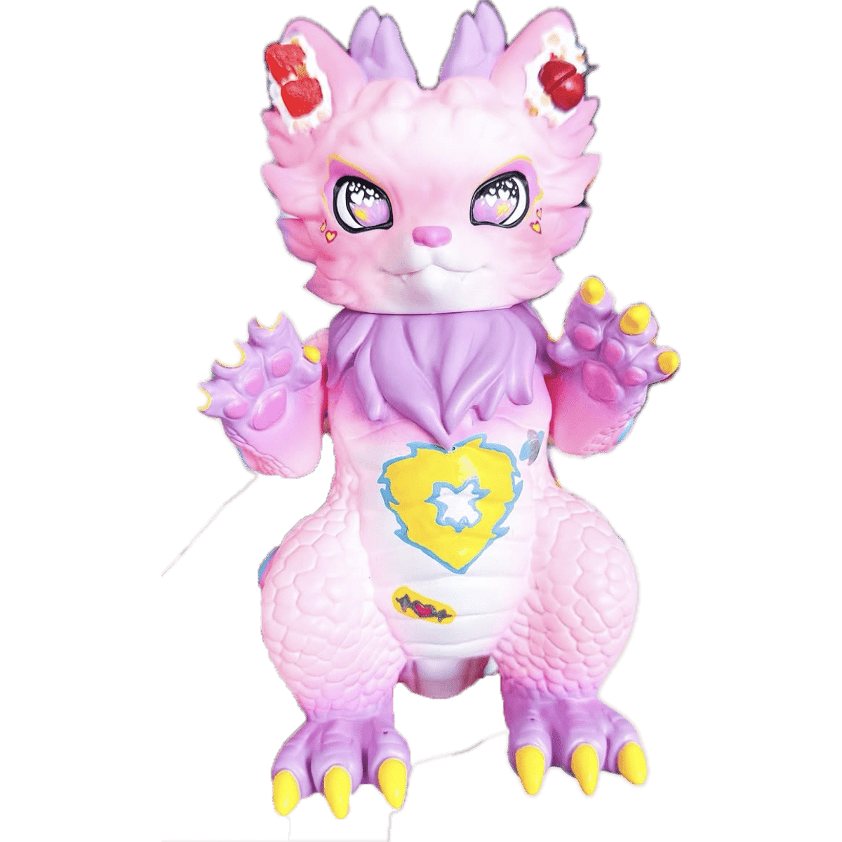 Handpainted TaiKu Dragon – Pink
