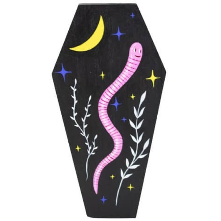 Happy Lil Worm by Ally Burke