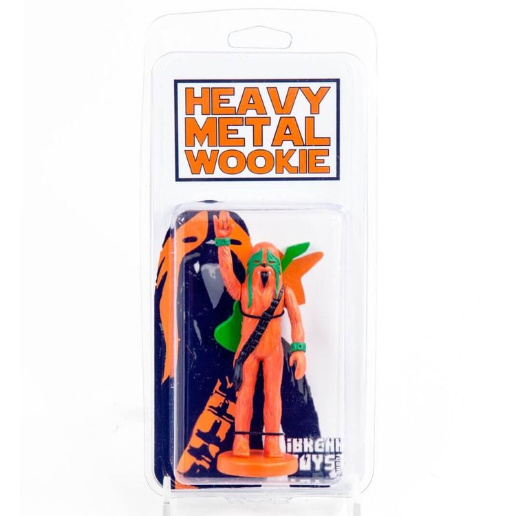 Heavy Metal Wookie – Orange by iBreakToys (Lisa Rae Hansen)