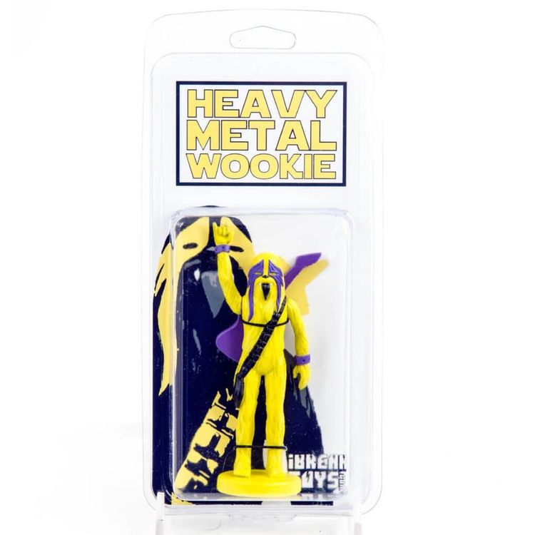 Heavy Metal Wookie – Yellow by iBreakToys (Lisa Rae Hansen)