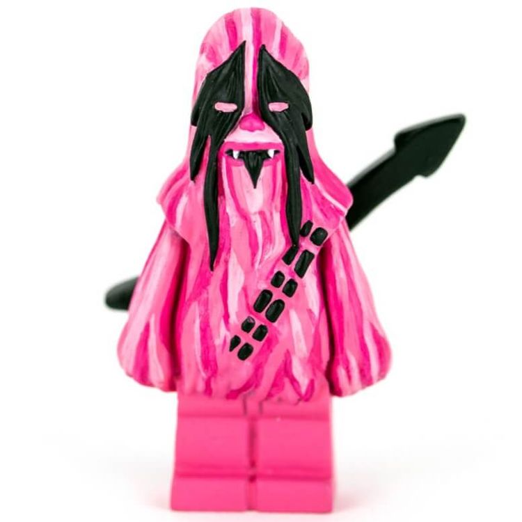 Heavy Metal Wookie Lego Pink Edition by iBreakToys (Lisa Rae Hansen)