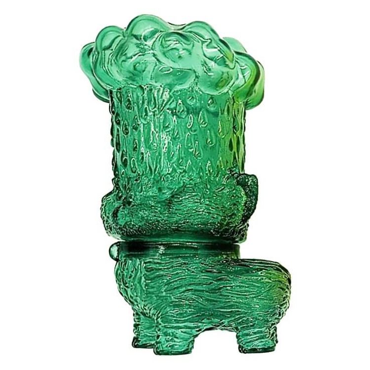 Heavy Rain Cat Clear Green by Moucoyama