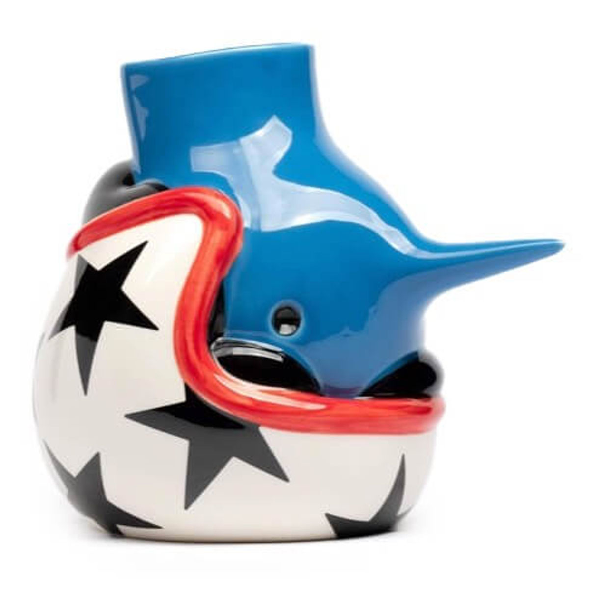 Helemt Upside Down Face Vase