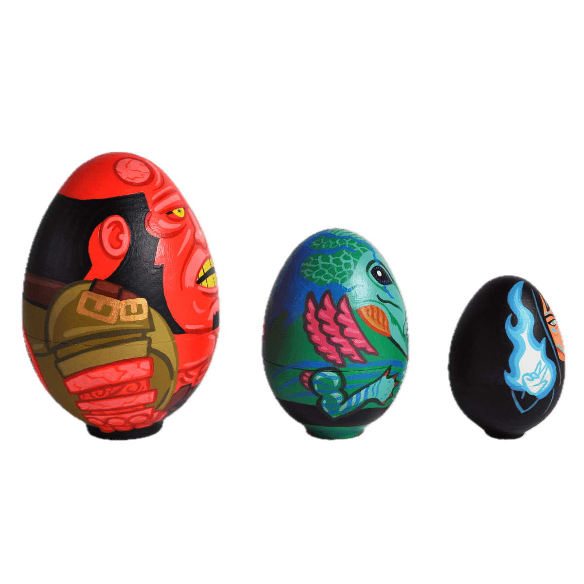 Hellboy Nesting Eggs