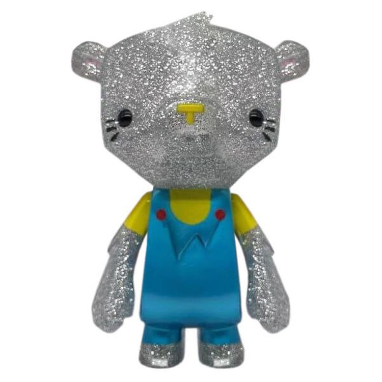 Hello Kitty Kuma Cub Silver Glitter by Dead Beat City (Barnaby Purdy)