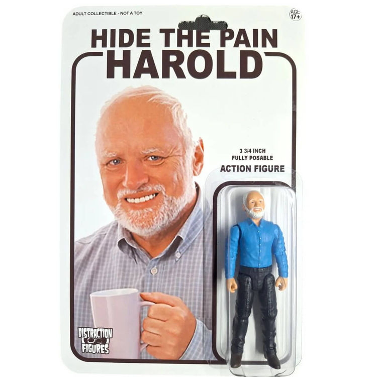 Hide the Pain Harold by Distraction Figures (Luke Leblanc)
