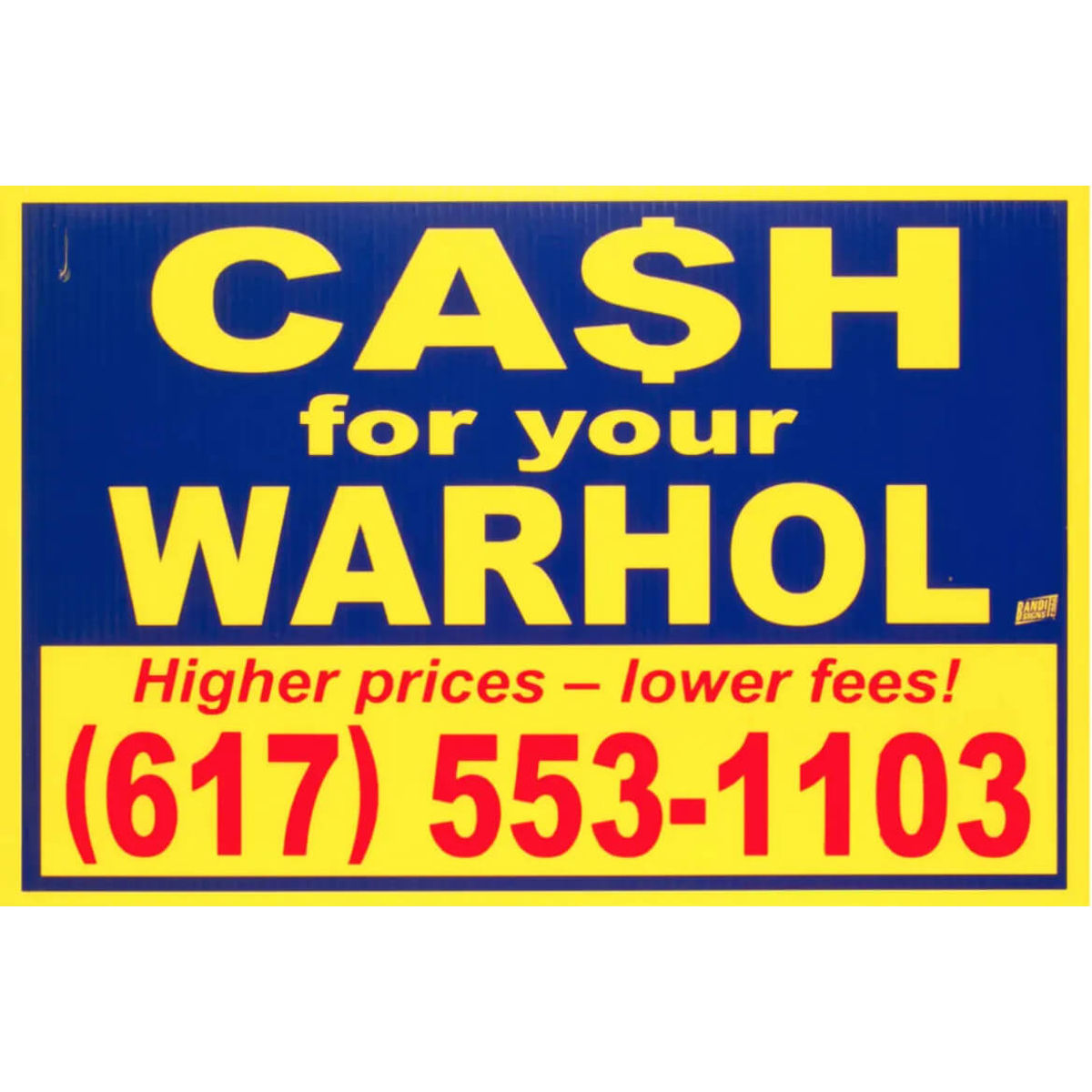 Higher proces - lower fees!