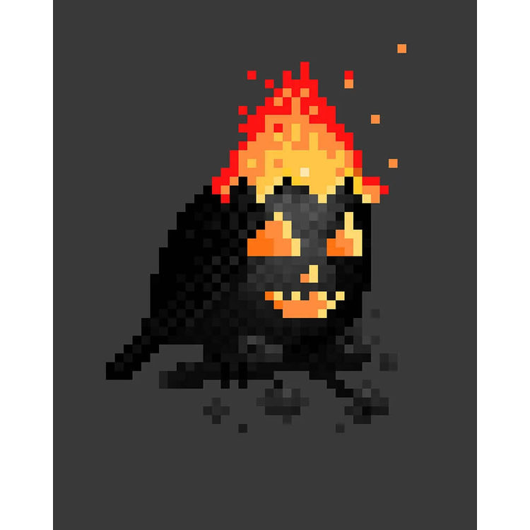 Himalayan Black-Lored Tit (Mystery 16-Bit) by Mike Mitchell