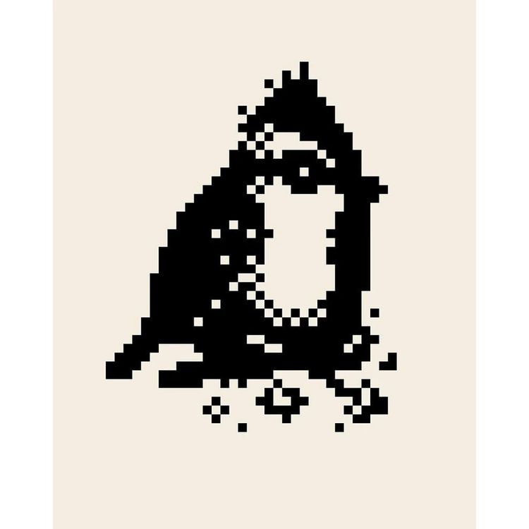 Himalayan Black-Lored Tit (Mystery 16-Bit) by Mike Mitchell