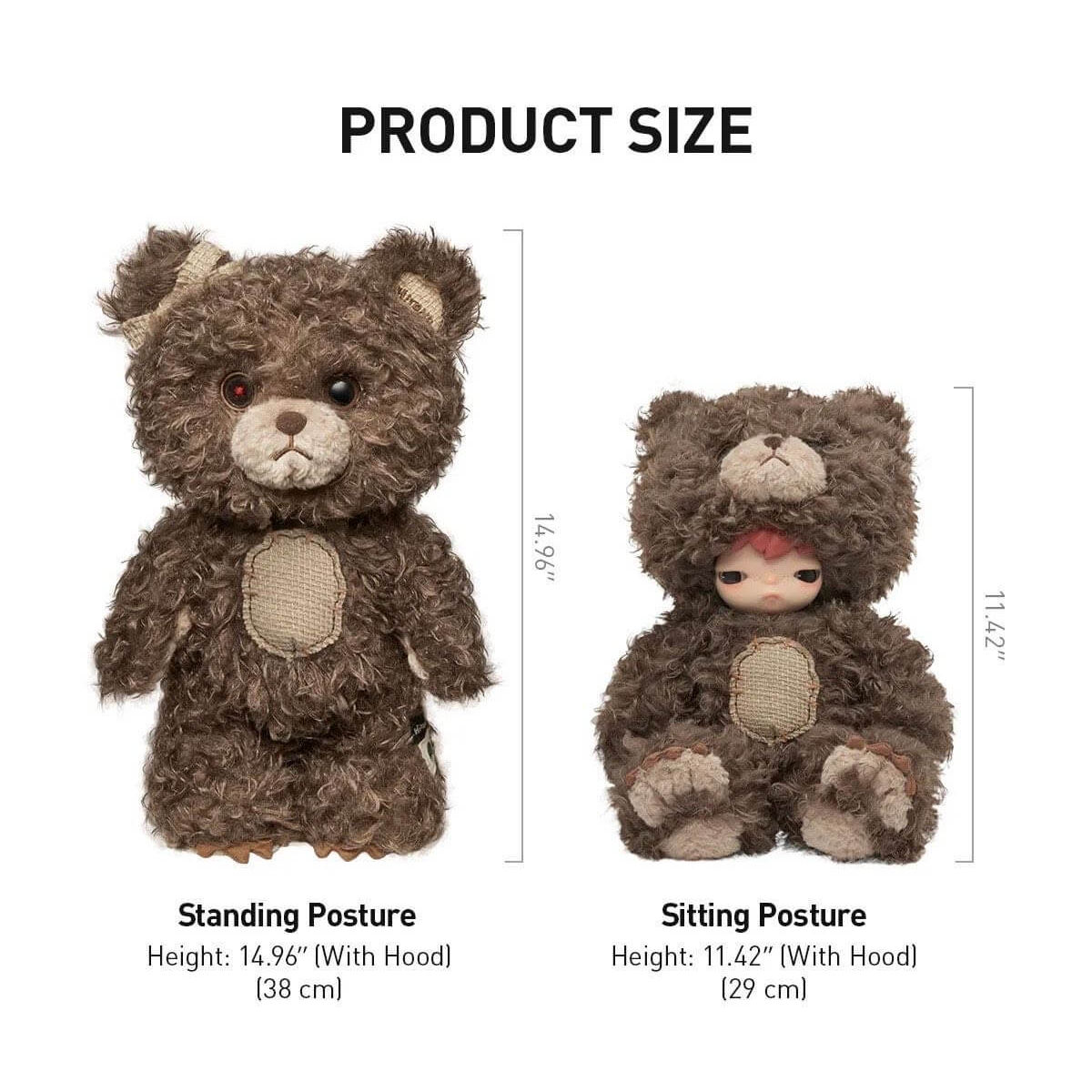 Hirono Bear Vinyl Plush Doll