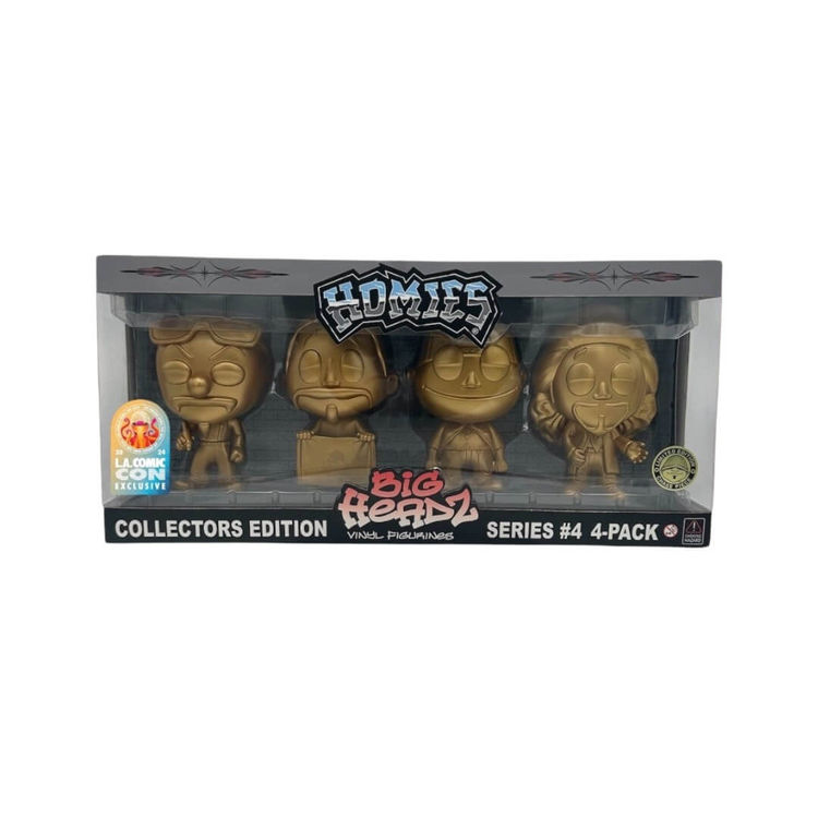 Homies Big Headz Series 4 Gold Set by DGA Collectibles