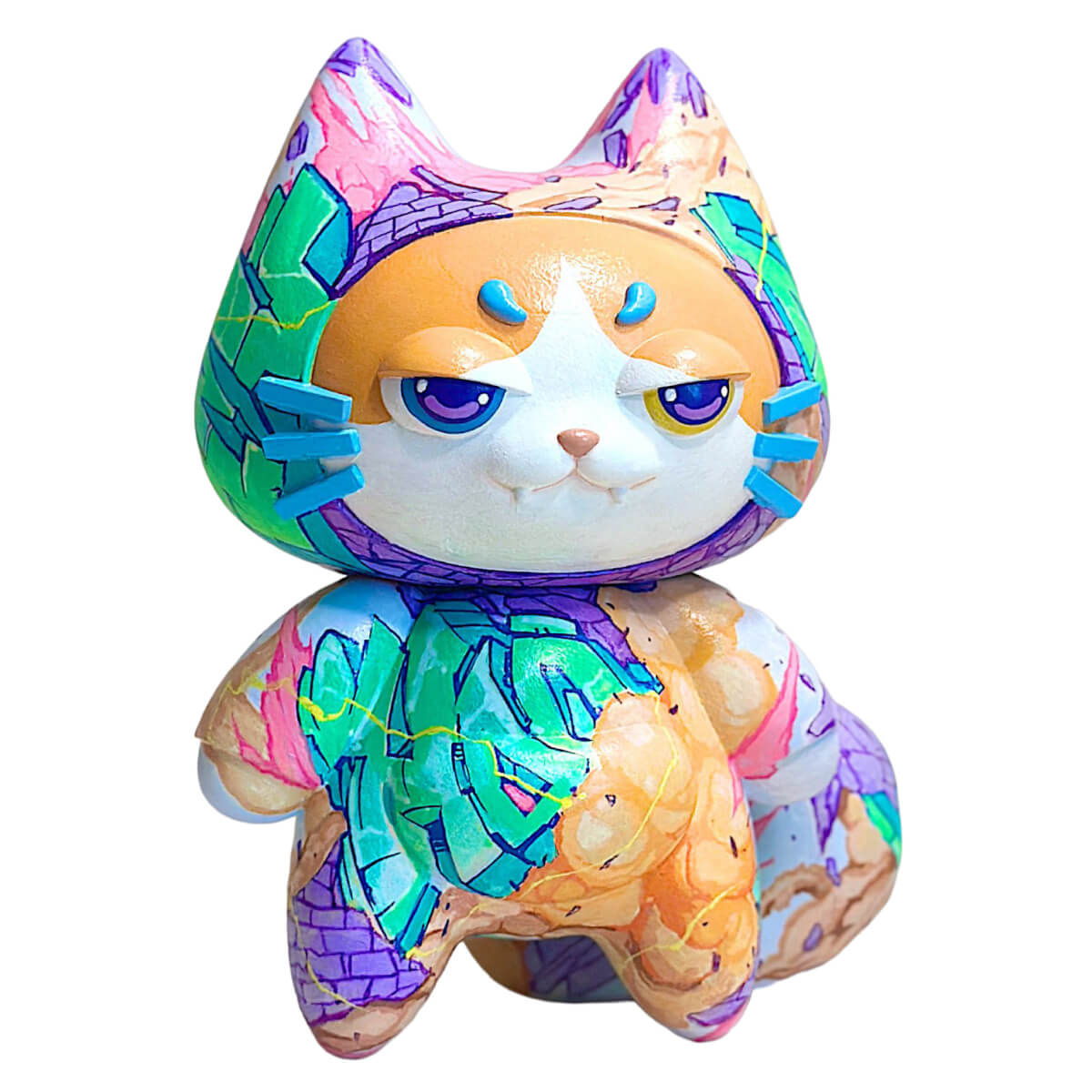 Hood Kitty Concrete Orchid