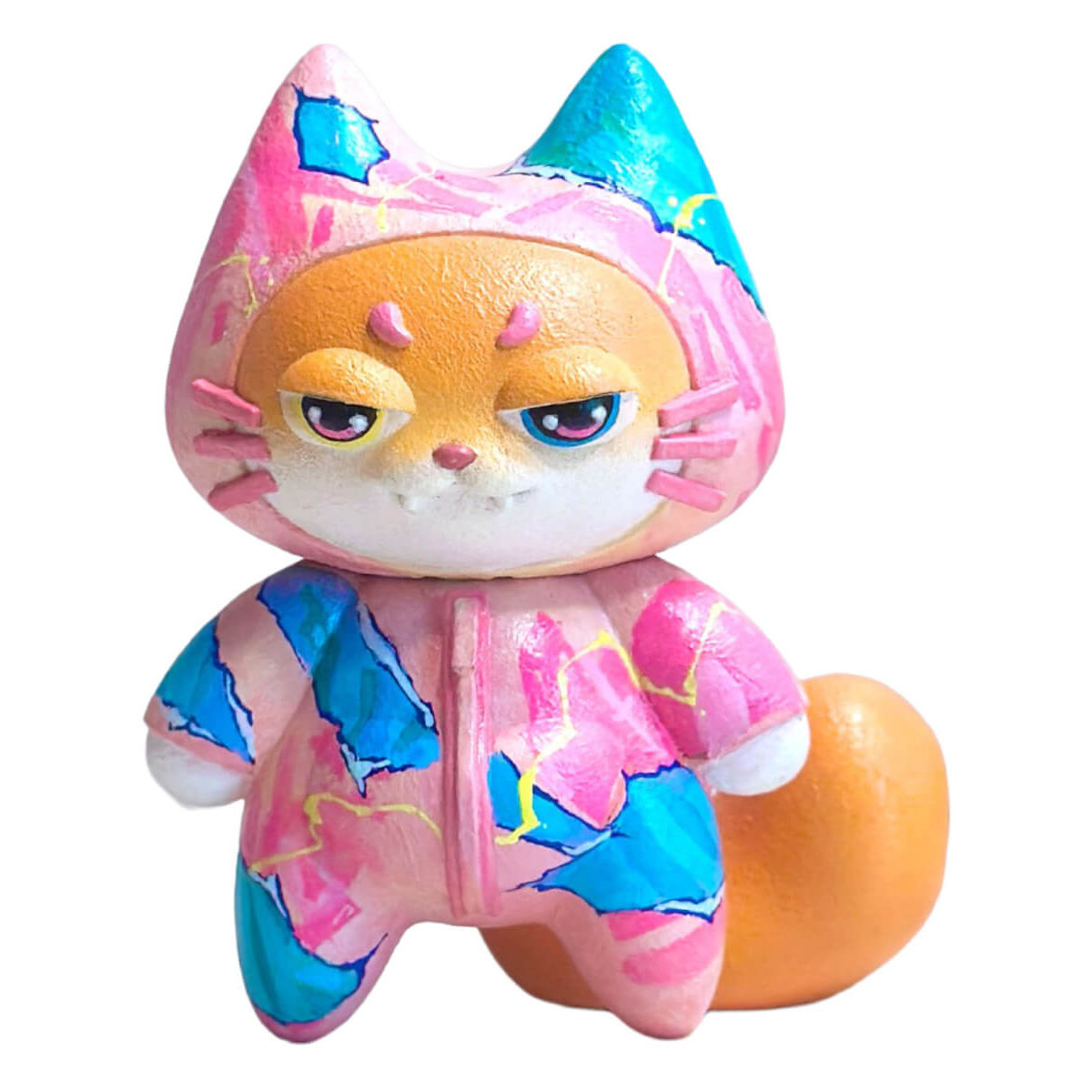 Hood Kitty Concrete Orchid Series Pink Mini