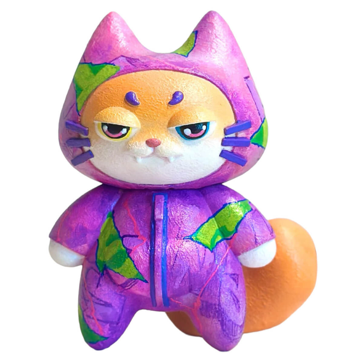 Hood Kitty Concrete Orchid Series Purple