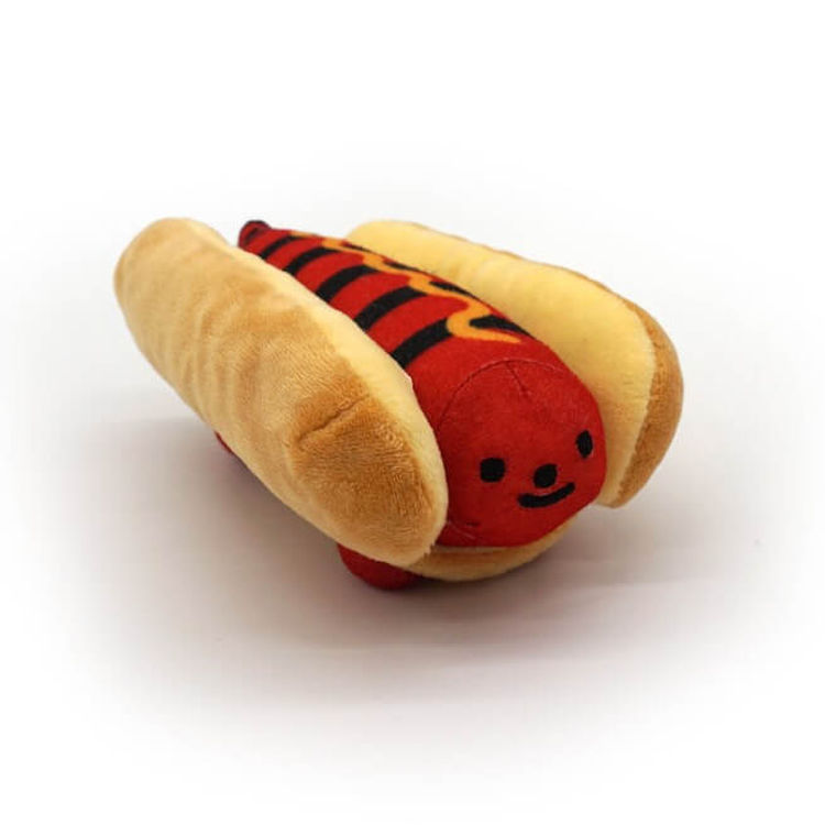 Hot Dog Puff Tiger Plush by Jennifer Xiao