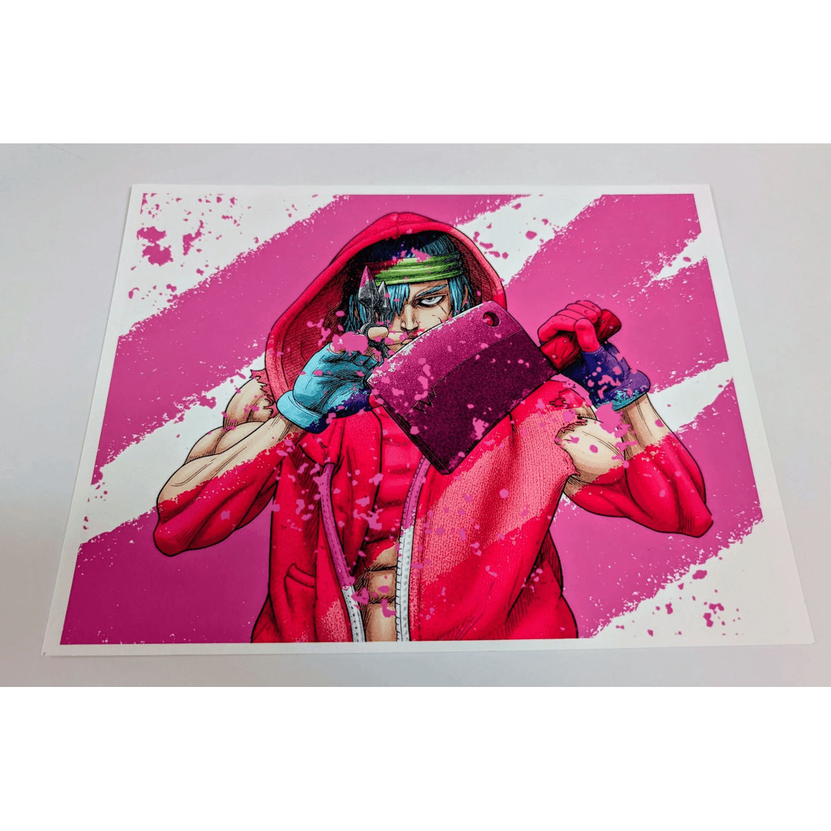 Hotline Miami Biker Pink Slip Violence