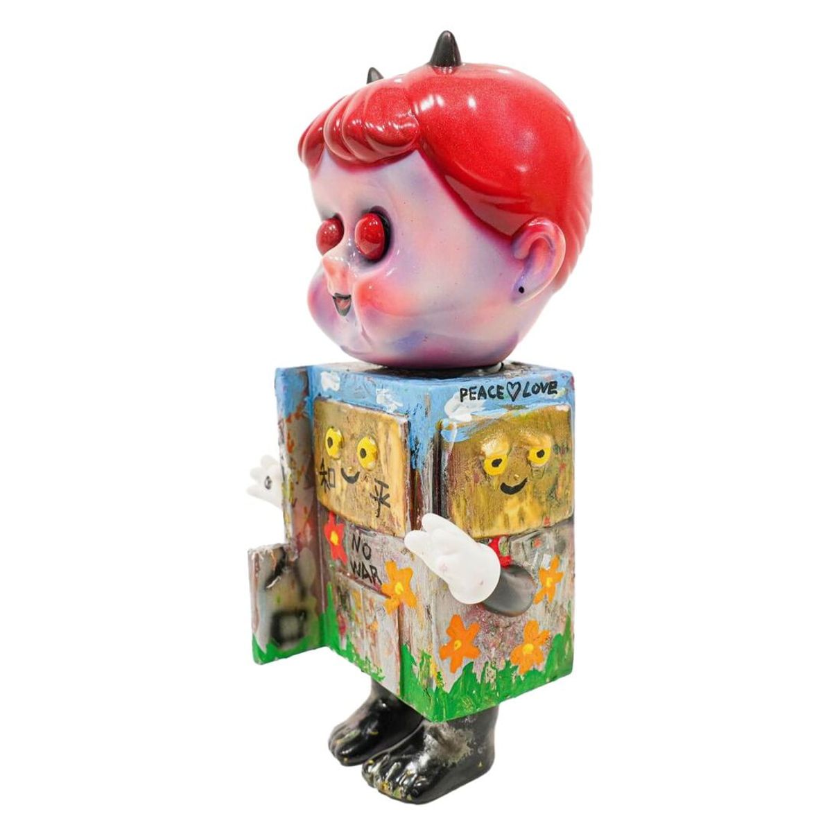 House Boy Children's Secret Base in the Scorched Earth After the War