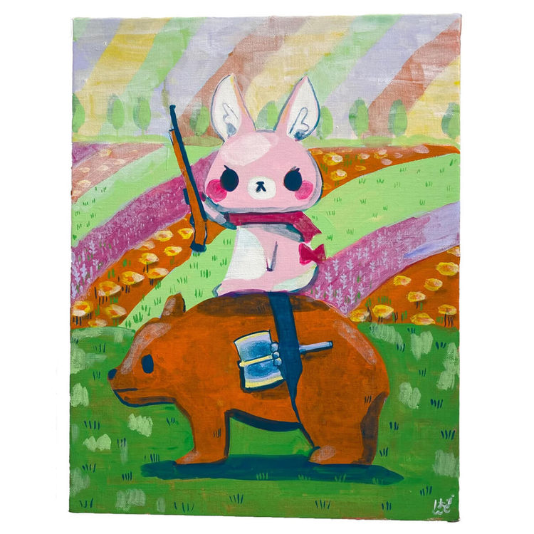 Hunting Deer F7 #2 by Asako Hashi