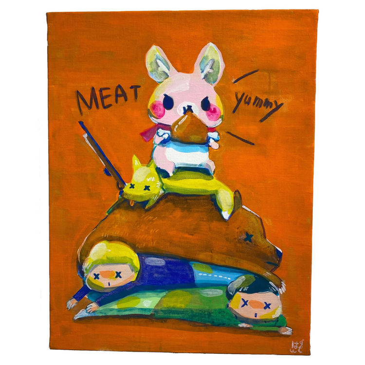 Hunting Deer F7 #3 by Asako Hashi