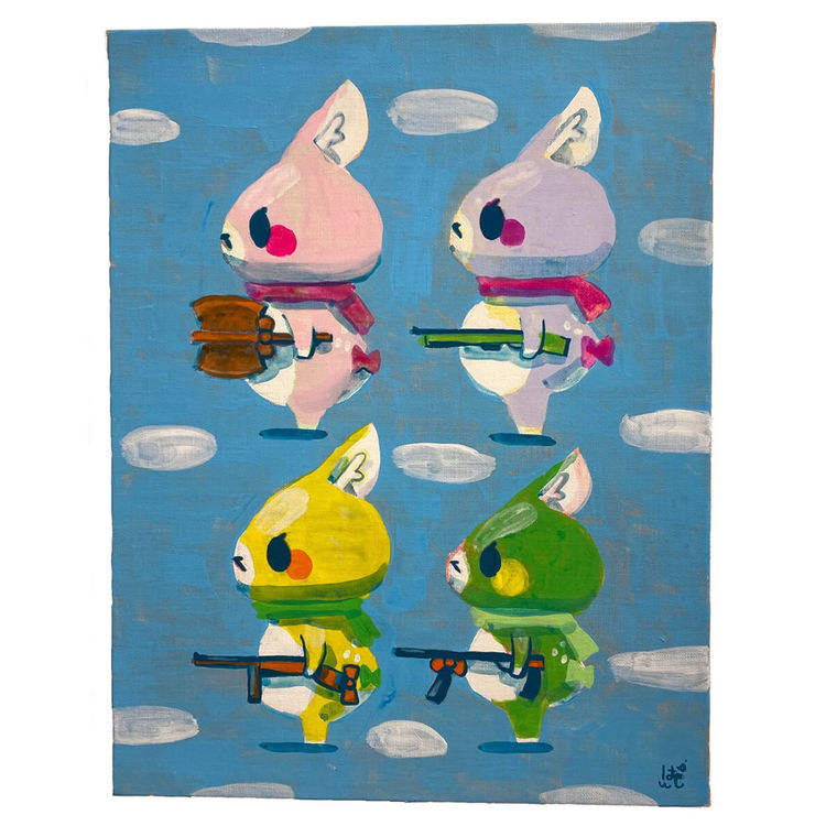 Hunting Deer F7 #5 by Asako Hashi