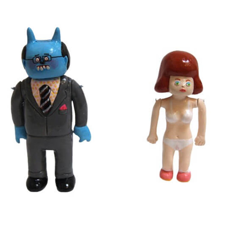 Ice Bat Satoshi & Girl by Dehara Yukinori