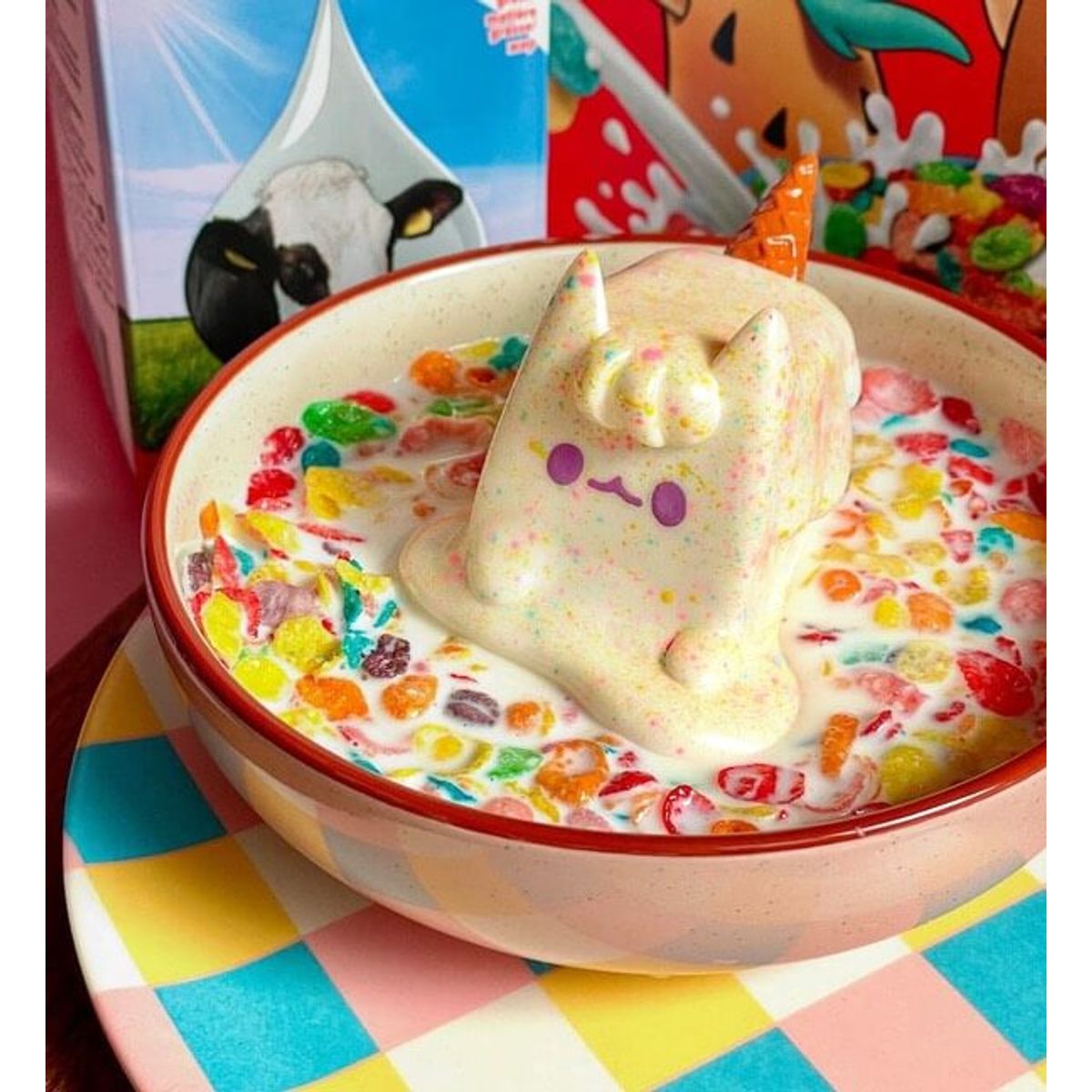 Ice Cream Cat Cereal Milk