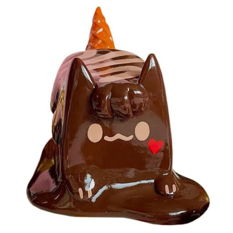 Ice Cream Cat Chocolate Ice Cream by Rato Kim
