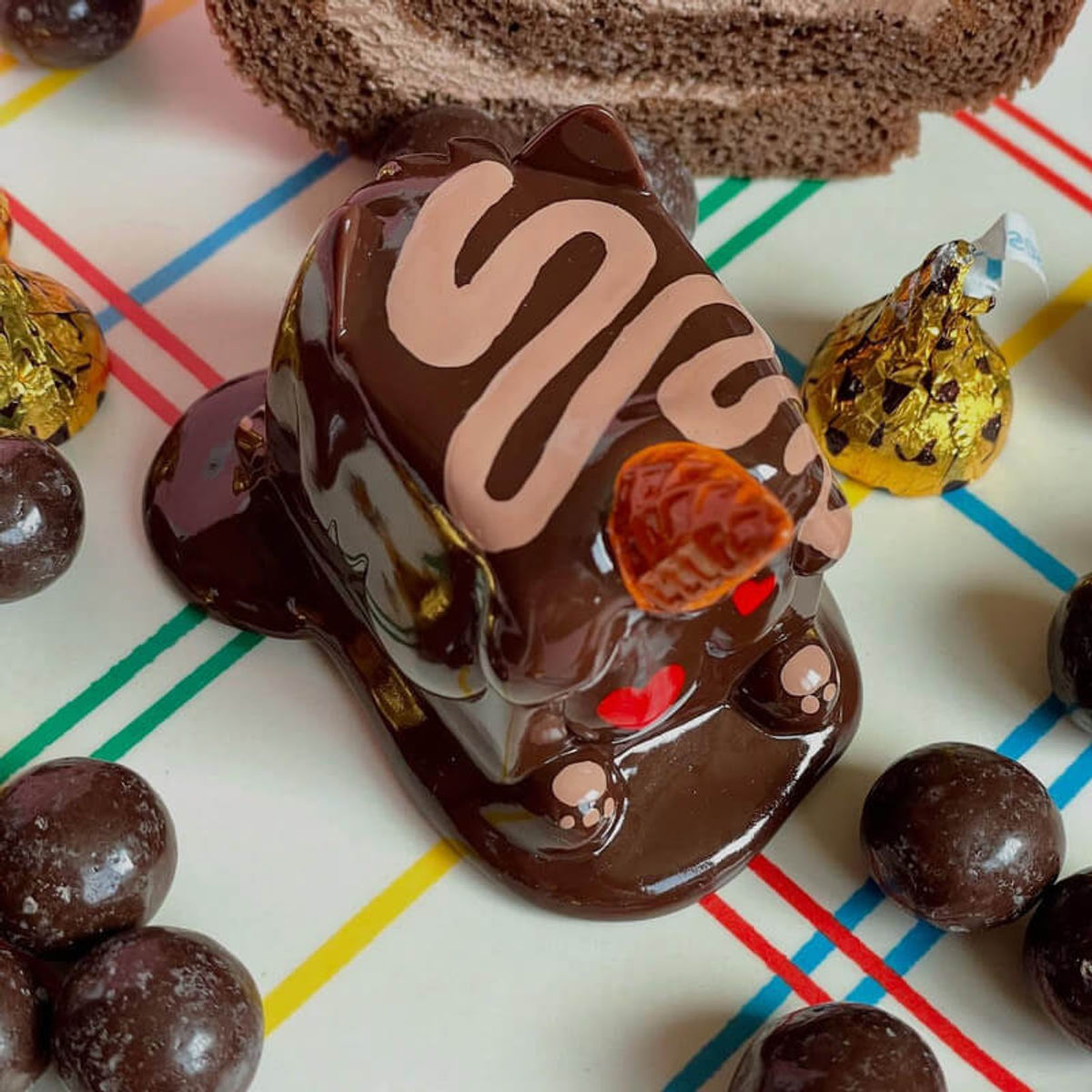 Ice Cream Cat Chocolate Ice Cream