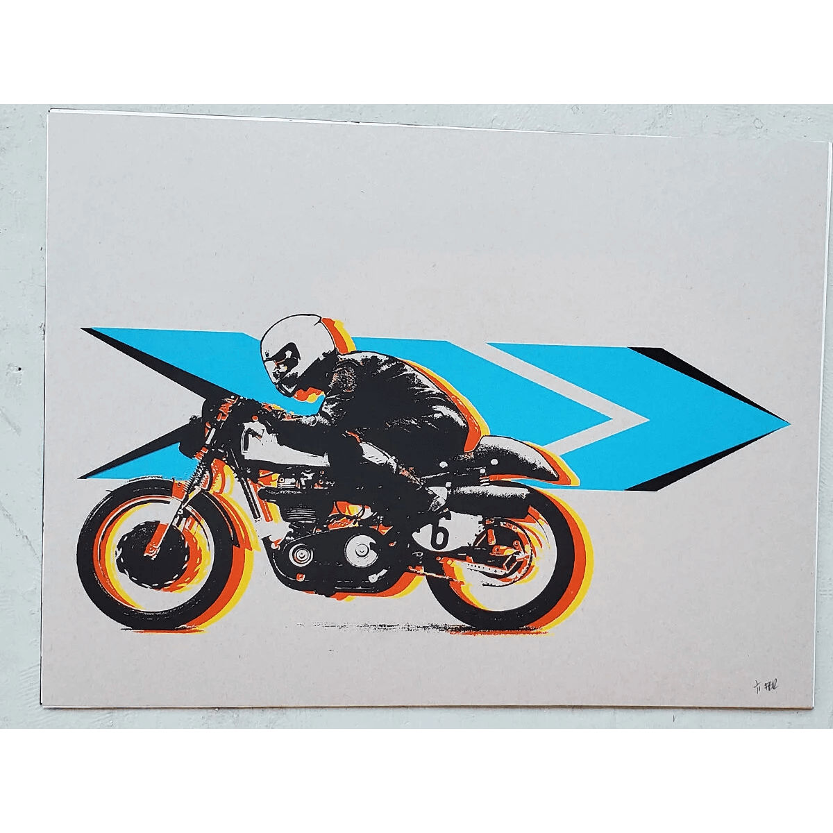 If Tron Had Café Racers (Kraft paper)