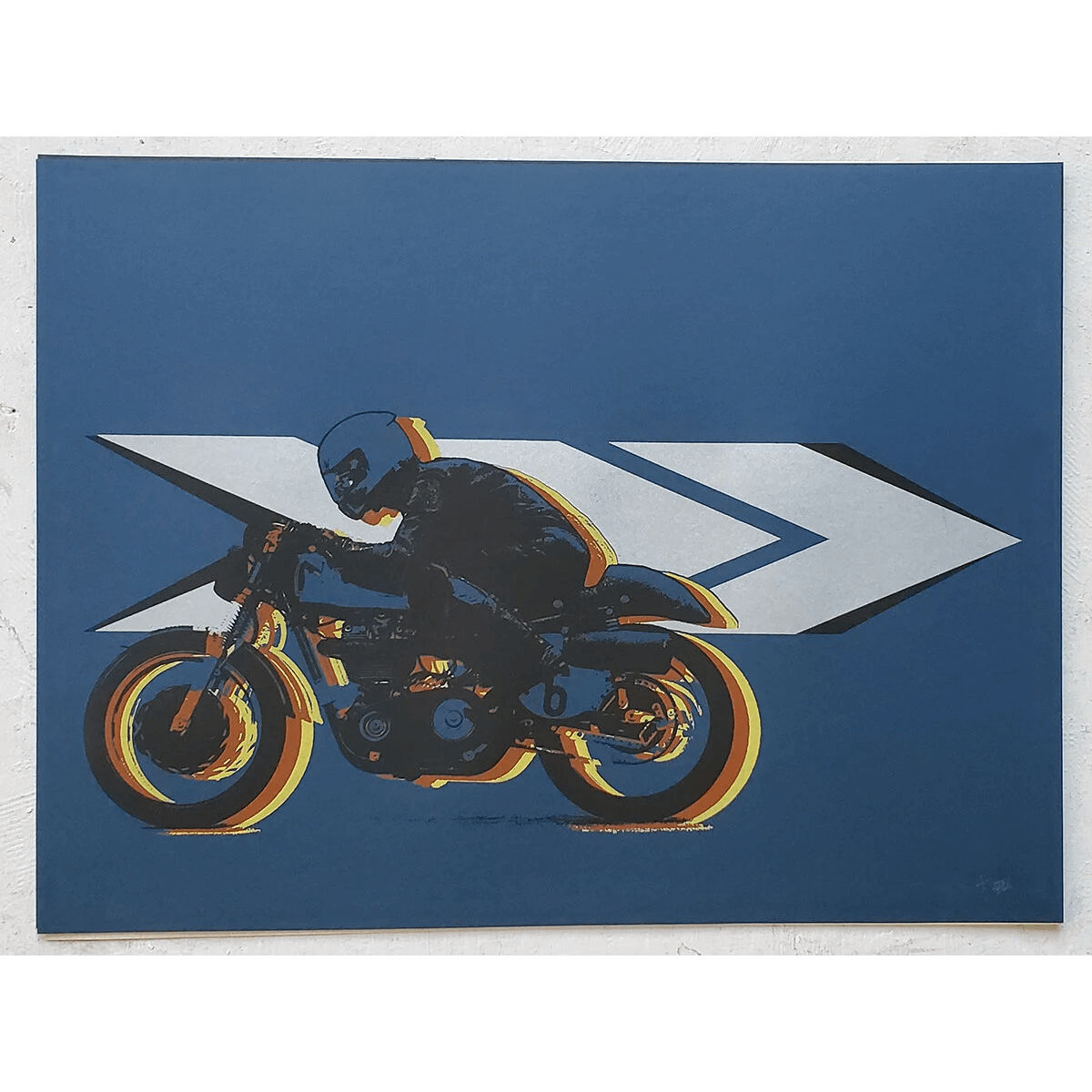 If Tron Had Café Racers (Midnight Blue paper)