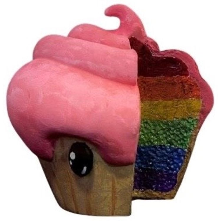 Internal Rainbkw Cake  by Trash Panda Toys