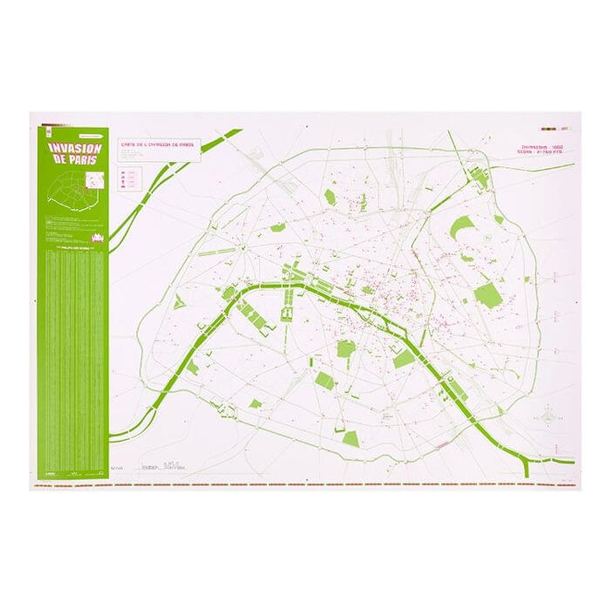Invasion De Paris - Invasion map of Paris