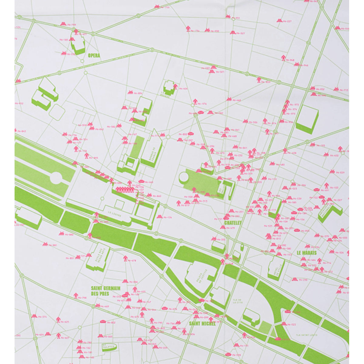 Invasion De Paris - Invasion map of Paris