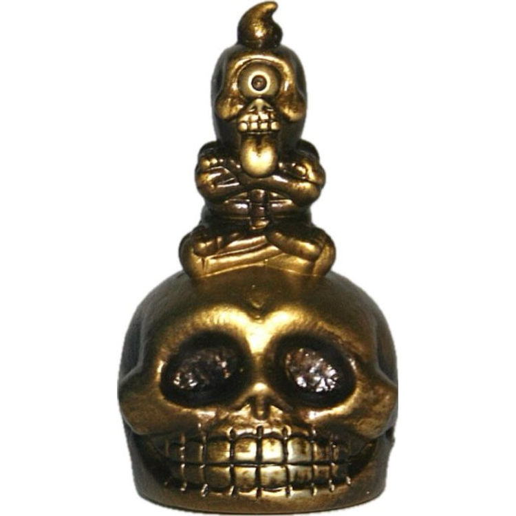Issun Dokuro Gold on Black by Skull Toys (Takeuchi Yu)