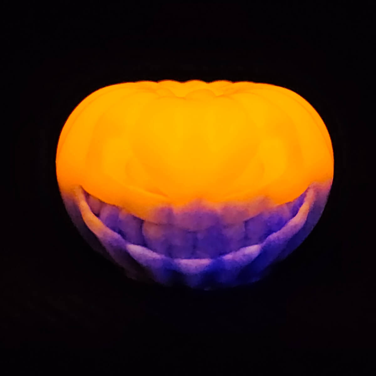 Jack-o-Lantern Icky Lanyard Bead