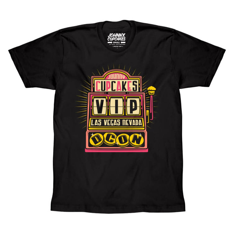 Jackpot DCon 2025 VIP Tee by Johnny Cupcakes