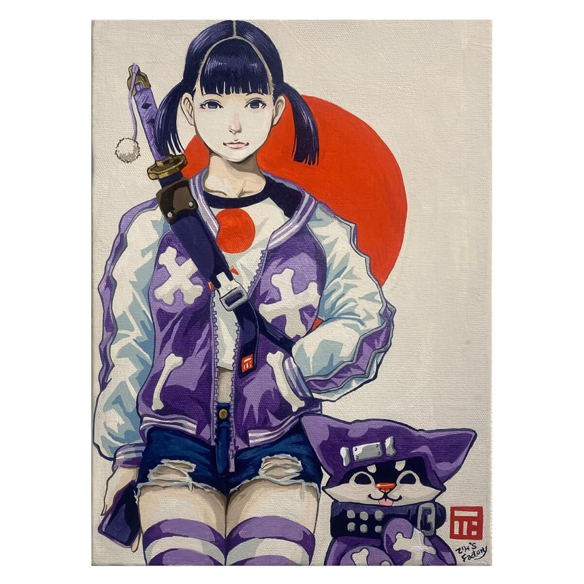 Japanese Girl with Handzo