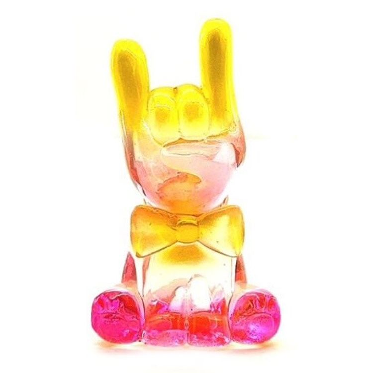 JellyMals Kitty Yellow Pink by Rainbow Hermit