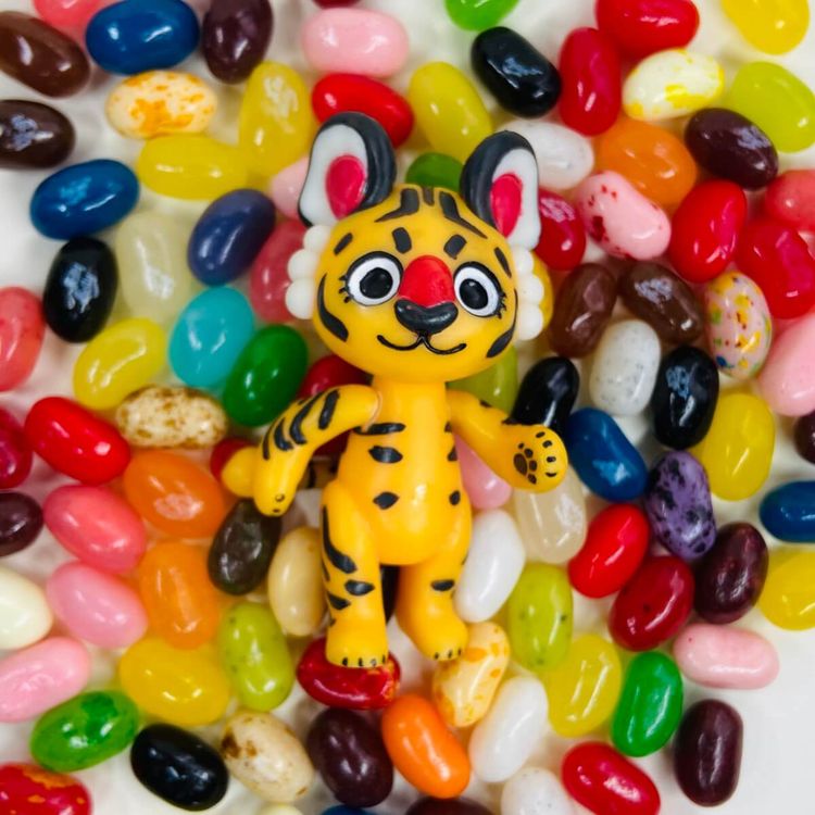Jellybean Tiger - Yellow by Little Guys 3D