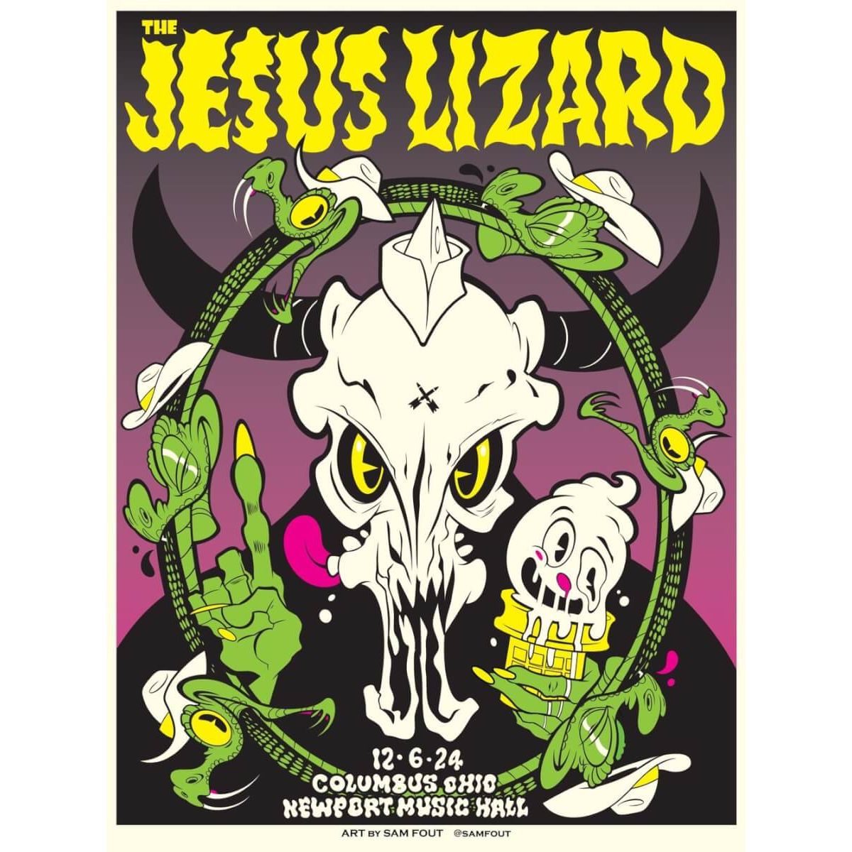 Jesus Lizard Poster (from Columbus, OH)