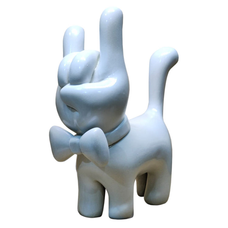 JiJi Kitty Glossy Light Blue by Dondi Fernandez